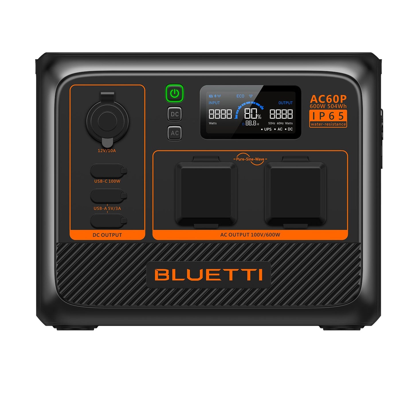 JW004 送料無料 BLUETTI AC60P 小型ポータブル電源 | 防水・防塵モデル |504Wh、600W