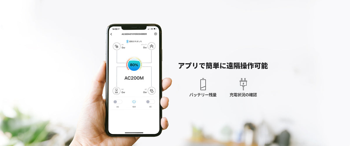 JW007 送料無料 BLUETTI AC200MAX 大容量ポータブル電源 | 防災推奨・車中泊・キャンプ |2048Wh、2200W