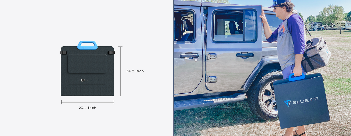 JW014 送料無料 BLUETTI PV200 ソーラーパネル |200W