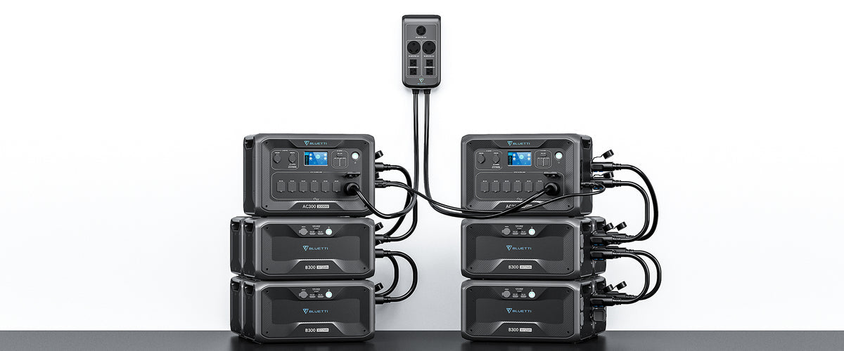 JW009 送料無料【認定整備済製品】BLUETTI 家庭用バックアップ電源 AC300&B300